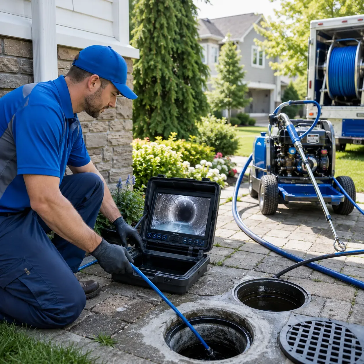 Outdoor drain cleaning professionals serving Livermore Falls, ME