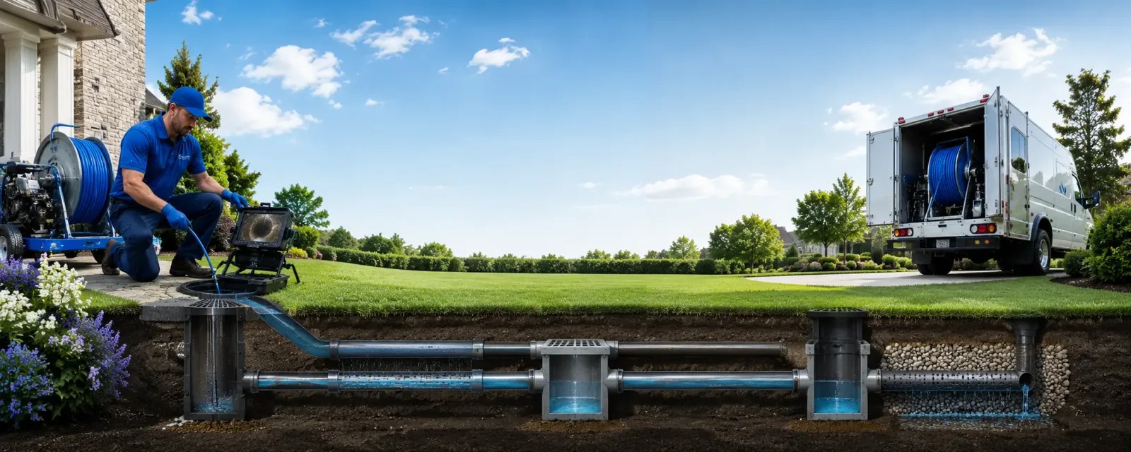 Outdoor drain cleaning information for Livermore Falls, ME